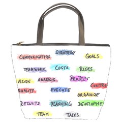 Strategy Communication Bucket Bag