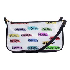 Strategy Communication Shoulder Clutch Bag