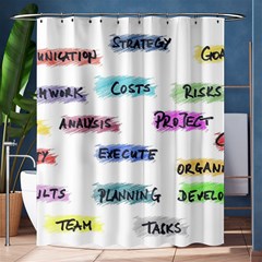 Strategy Communication Shower Curtain 60  X 72  (medium) 