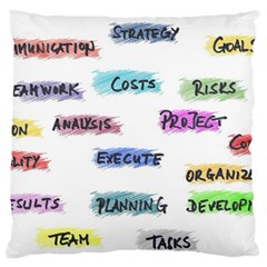 Strategy Communication Large Cushion Case (one Side)