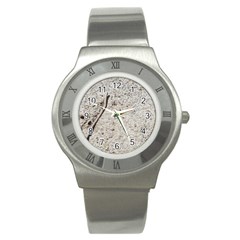 Beach Sand Stainless Steel Watch by Fractalsandkaleidoscopes