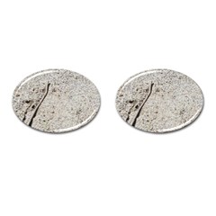 Beach Sand Cufflinks (oval) by Fractalsandkaleidoscopes