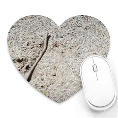 Beach Sand Heart Mousepads by Fractalsandkaleidoscopes