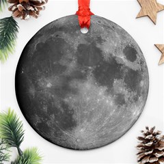 Moon Round Ornament by idjy