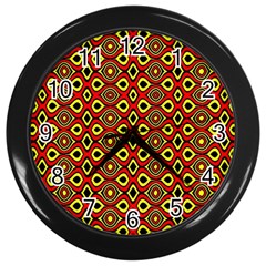 Rby 114 Wall Clock (black) by ArtworkByPatrick