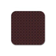 Df Taurus Chocorree Rubber Square Coaster (4 Pack)  by deformigo