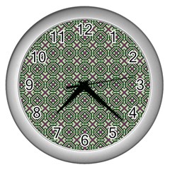 Df Rikky Frugal Wall Clock (silver) by deformigo