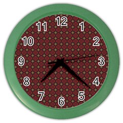 Df Victoria Cadenti Color Wall Clock by deformigo