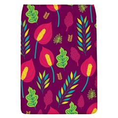 Tropical Flowers On Deep Magenta Removable Flap Cover (s)