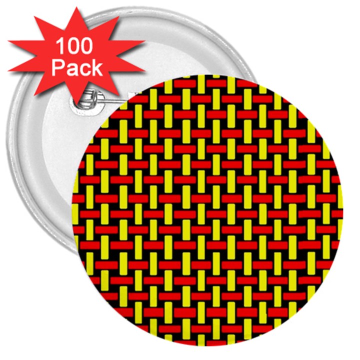 Rby 118 3  Buttons (100 pack) 