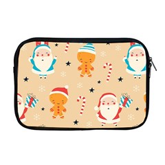 Funny Christmas Pattern Background Apple Macbook Pro 17  Zipper Case by Vaneshart