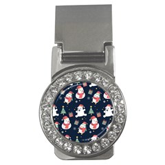 Colourful Funny Christmas Pattern Money Clips (cz)  by Vaneshart