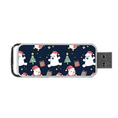 Colourful Funny Christmas Pattern Portable Usb Flash (one Side) by Vaneshart