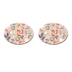 Hygge Seamless Pattern Cufflinks (oval) by Vaneshart