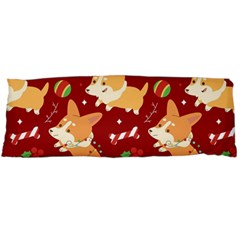 Colorful Funny Christmas Pattern Dog Puppy Body Pillow Case (dakimakura) by Vaneshart