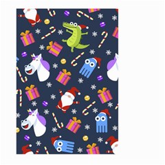 Colorful Funny Christmas Pattern Large Garden Flag (two Sides)