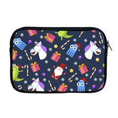 Colorful Funny Christmas Pattern Apple Macbook Pro 17  Zipper Case by Vaneshart