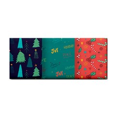 Hand Drawn Christmas Pattern Collection Hand Towel by Vaneshart