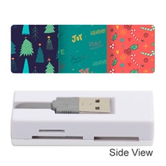 Hand Drawn Christmas Pattern Collection Memory Card Reader (stick) by Vaneshart