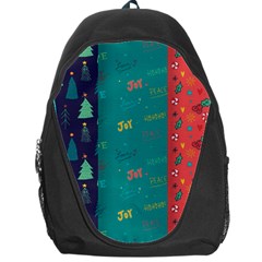 Hand Drawn Christmas Pattern Collection Backpack Bag by Vaneshart