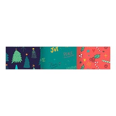 Hand Drawn Christmas Pattern Collection Velvet Scrunchie by Vaneshart