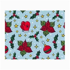 Colorful Funny Christmas Pattern Small Glasses Cloth (2 Sides)