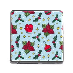 Colorful Funny Christmas Pattern Memory Card Reader (square 5 Slot) by Vaneshart