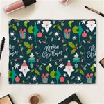 Funny Christmas Pattern Background Cosmetic Bag (XL) Front