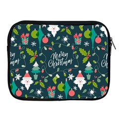 Funny Christmas Pattern Background Apple Ipad 2/3/4 Zipper Cases by Vaneshart