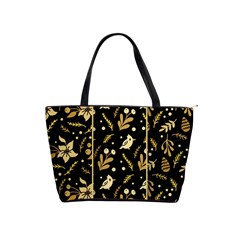 Golden Christmas Pattern Collection Classic Shoulder Handbag by Vaneshart