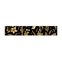 Golden Christmas Pattern Collection Flano Scarf (mini) by Vaneshart