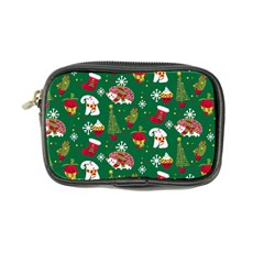 Colorful Funny Christmas Pattern Green Coin Purse by Vaneshart