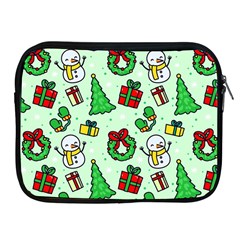 Colorful Funny Christmas Pattern Cartoon Apple Ipad 2/3/4 Zipper Cases by Vaneshart