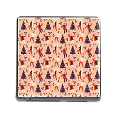 Funny Christmas Pattern Memory Card Reader (square 5 Slot) by Vaneshart