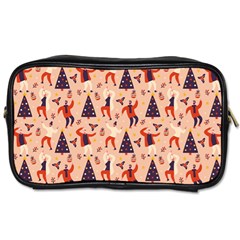 Funny Christmas Pattern Toiletries Bag (two Sides) by Vaneshart