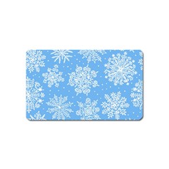 Hand Drawn Snowflakes Seamless Pattern Magnet (name Card) by Vaneshart