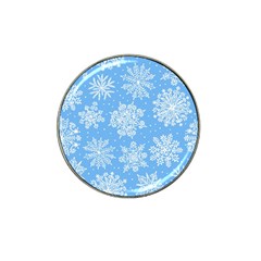 Hand Drawn Snowflakes Seamless Pattern Hat Clip Ball Marker (4 Pack) by Vaneshart