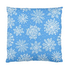 Hand Drawn Snowflakes Seamless Pattern Standard Cushion Case (one Side) by Vaneshart