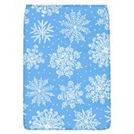 Hand Drawn Snowflakes Seamless Pattern Removable Flap Cover (L) Front