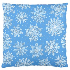 Hand Drawn Snowflakes Seamless Pattern Standard Flano Cushion Case (one Side) by Vaneshart