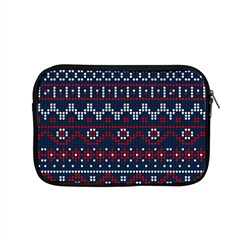 Christmas Concept With Knitted Pattern Apple Macbook Pro 15  Zipper Case by Vaneshart