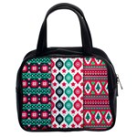 Flat Design Christmas Pattern Collection Classic Handbag (Two Sides) Front