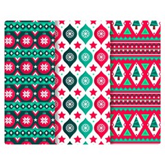 Flat Design Christmas Pattern Collection Double Sided Flano Blanket (medium)  by Vaneshart