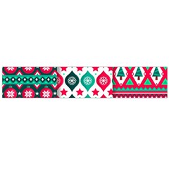 Flat Design Christmas Pattern Collection Large Flano Scarf  by Vaneshart