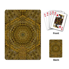 Golden Star And Starfall In The Sacred Starshine Playing Cards Single Design (Rectangle)