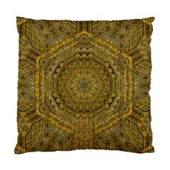 Golden Star And Starfall In The Sacred Starshine Standard Cushion Case (one Side) by pepitasart