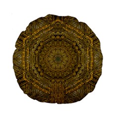 Golden Star And Starfall In The Sacred Starshine Standard 15  Premium Round Cushions