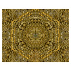 Golden Star And Starfall In The Sacred Starshine Double Sided Flano Blanket (Medium) 