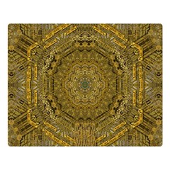 Golden Star And Starfall In The Sacred Starshine Double Sided Flano Blanket (Large) 