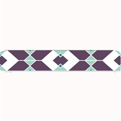 Teal And Plum Geometric Pattern Small Bar Mats by mccallacoulture